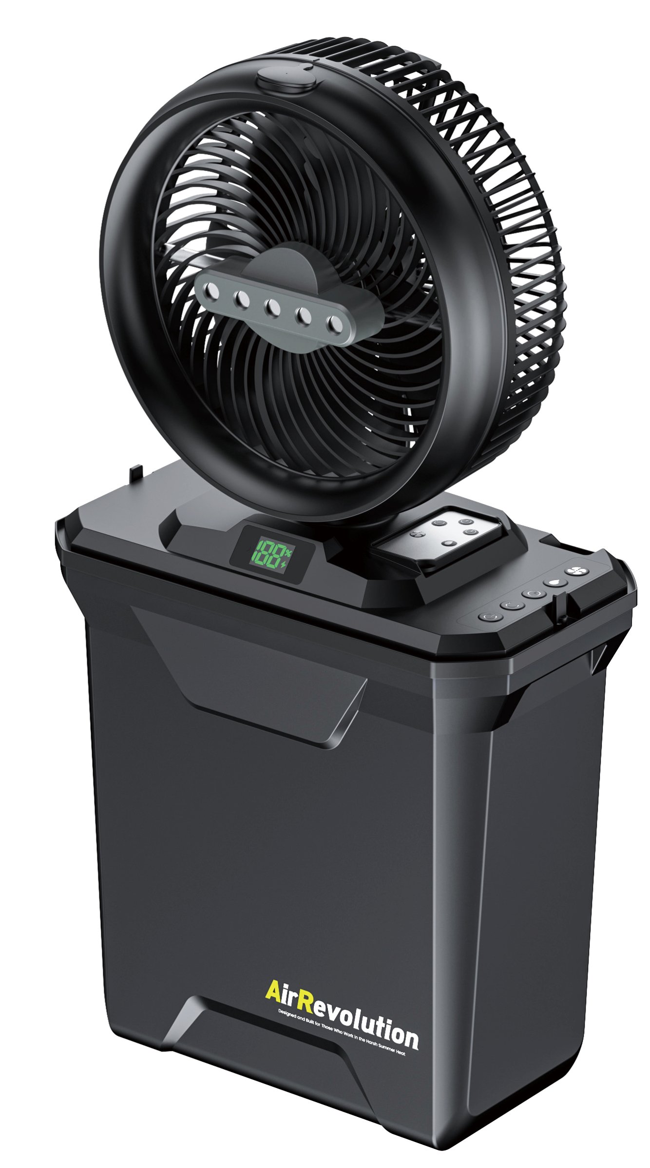 レンタル] AirRevolution MIST FAN 充電式ミストファン ブラック