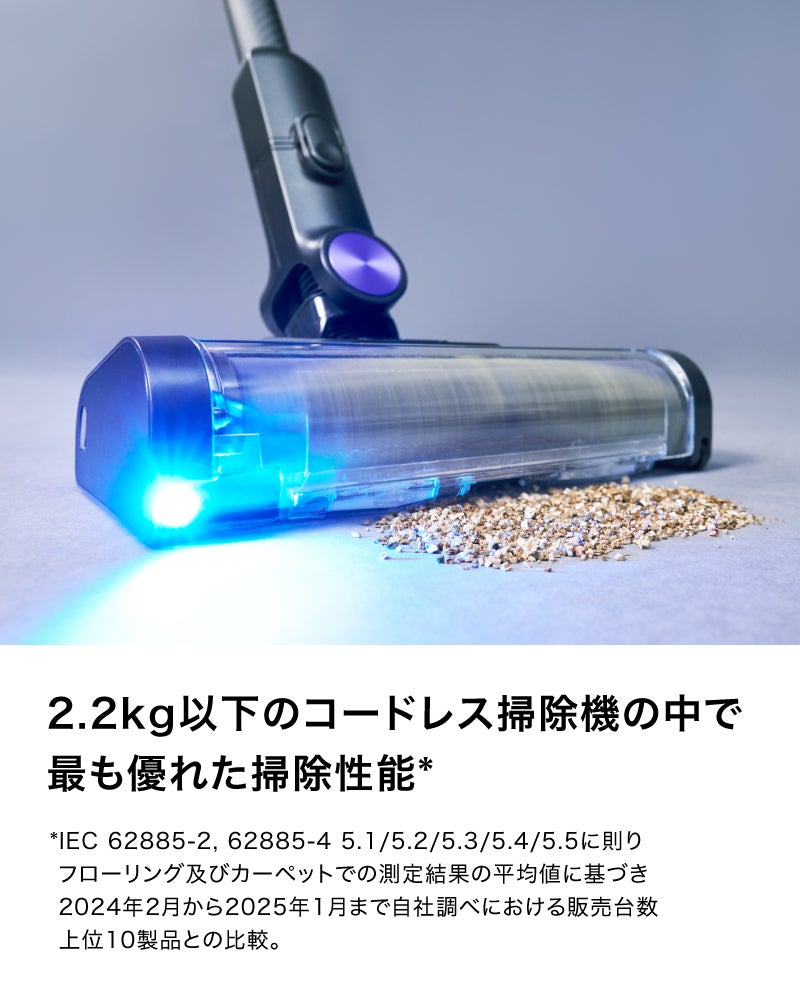 レンタル] Shark PowerClean 360 コードレススティッククリーナー