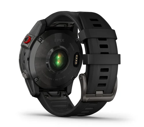 [レンタル] ガーミン GARMIN epix Sapphire Carbon Gray DLC Ti / Black - 2