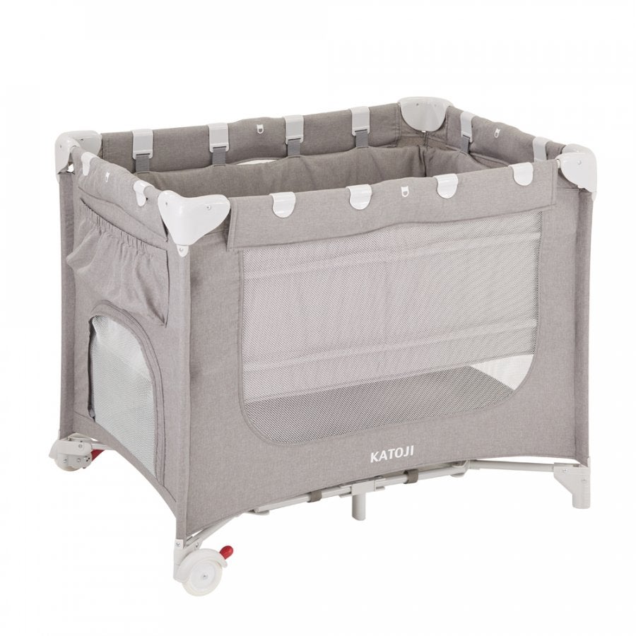 [レンタル] KATOJI ポータブルベビーベッド おむつ替えテーブル付 グレー - 2
