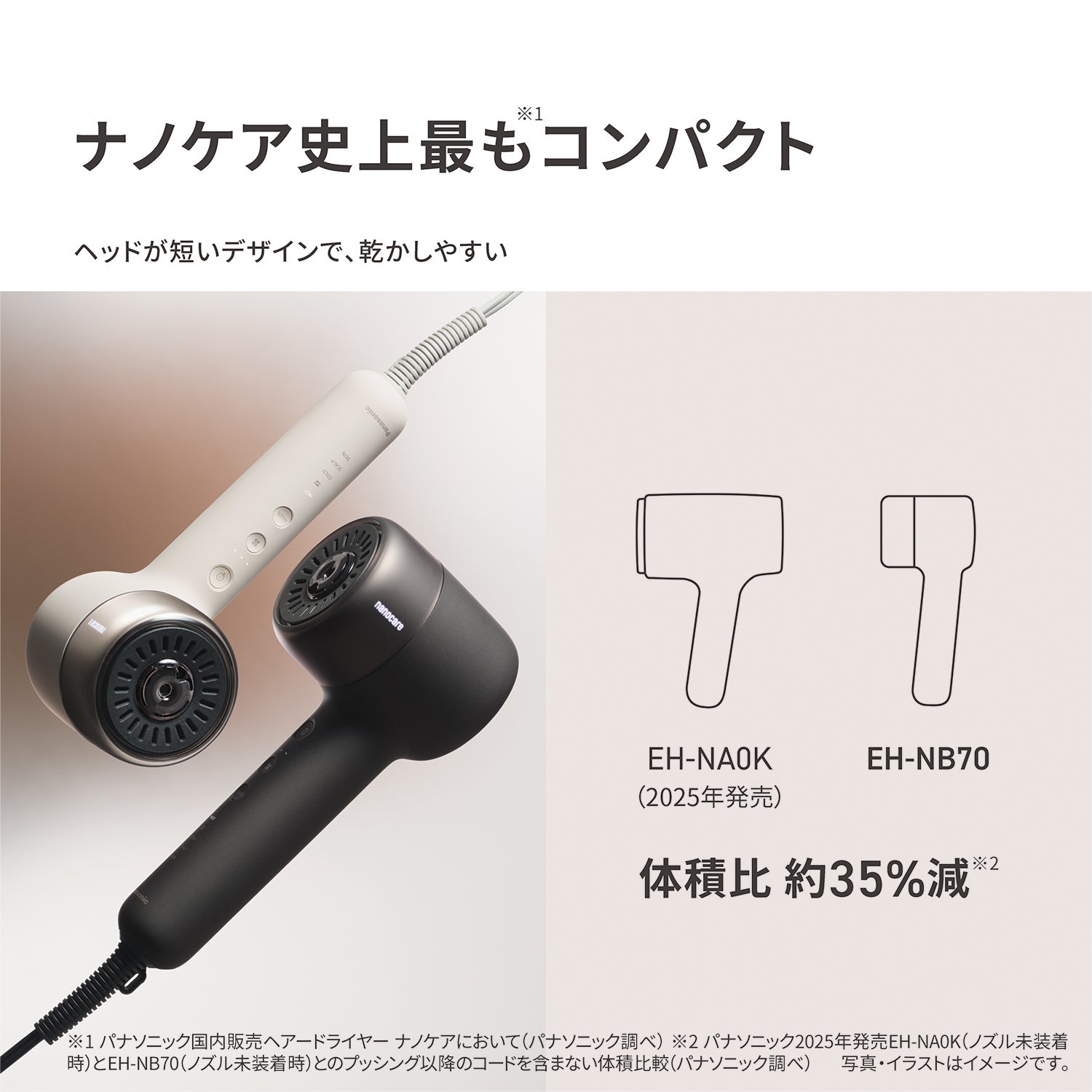 [レンタル] パナソニック ヘアードライヤー ナノケア EH-NB70 - 10