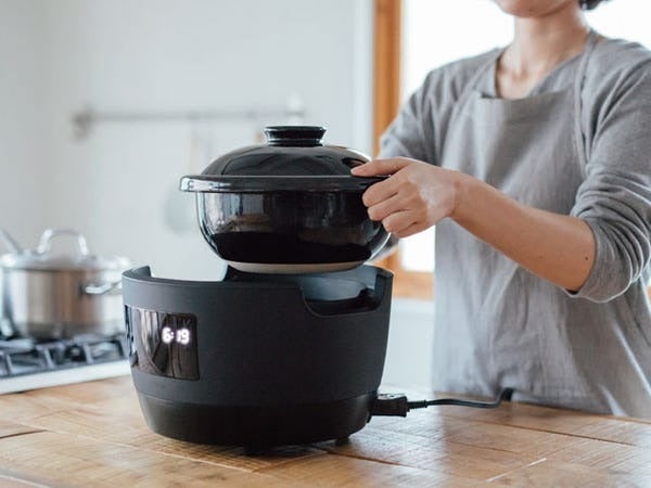 [レンタル] [3合炊き] シロカ 長谷園×シロカ かまどさん電気 全自動炊飯土鍋 SR-E111 伊賀焼 おこげ - 8