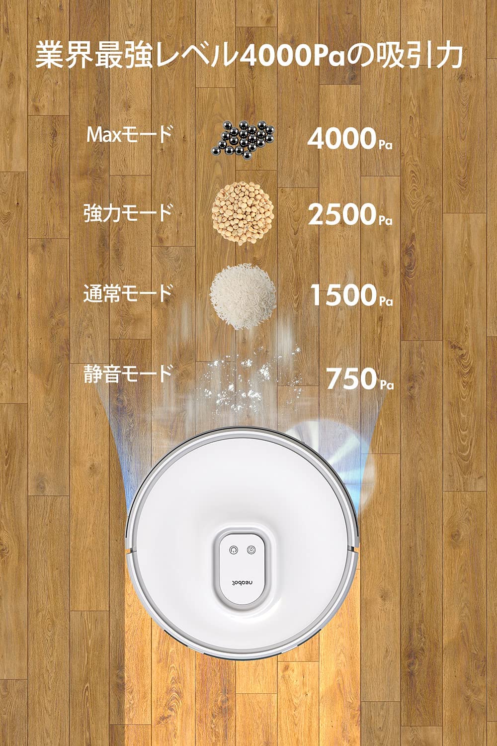 [レンタル] Neabot NoMo Q11 ニーボット ロボット掃除機 - 3