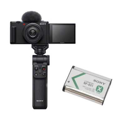 ソニー VLOGCAM ZV-1F コンパクトデジタルカメラ シューティンググリップ＋予備バッテリーセット ブラック