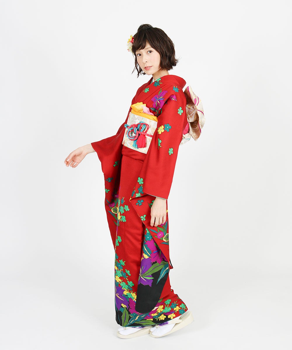 [レンタル] 【対応身長150-165cm】レンタル振袖フルセット-891の宅配レンタル - 13