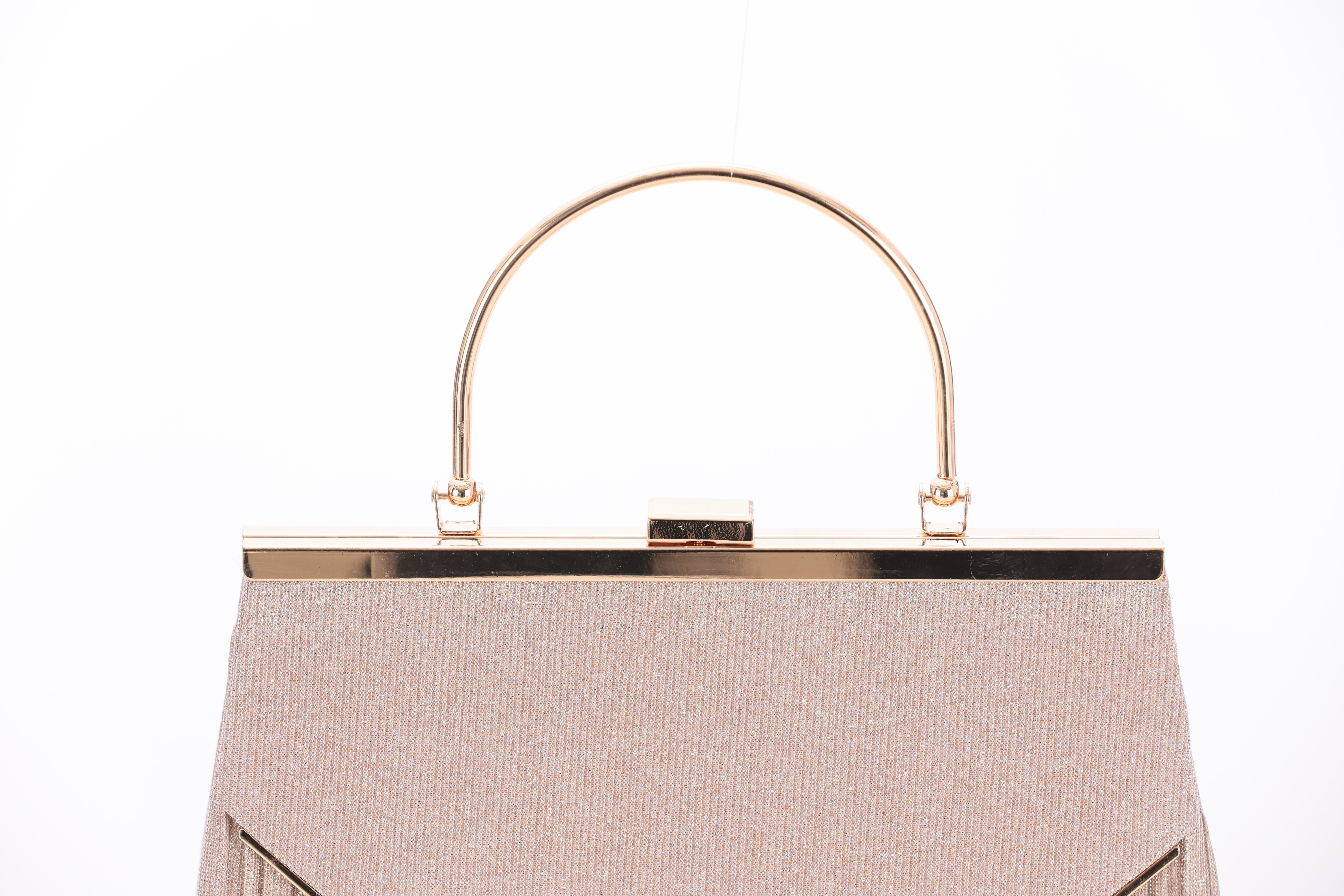 [レンタル] アートマリー ラメプリーツハンドル付きパーティーバッグ ベージュの宅配レンタル - 4