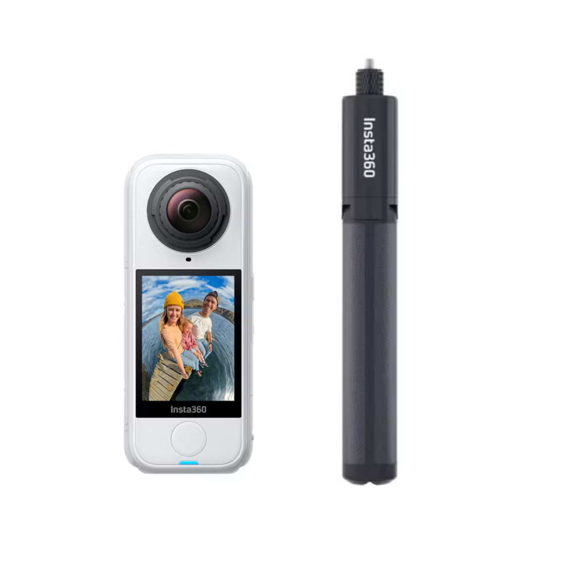 [レンタル] Insta360 X4 Air 360度カメラ 見えない自撮り棒 + 三脚セット ホワイト