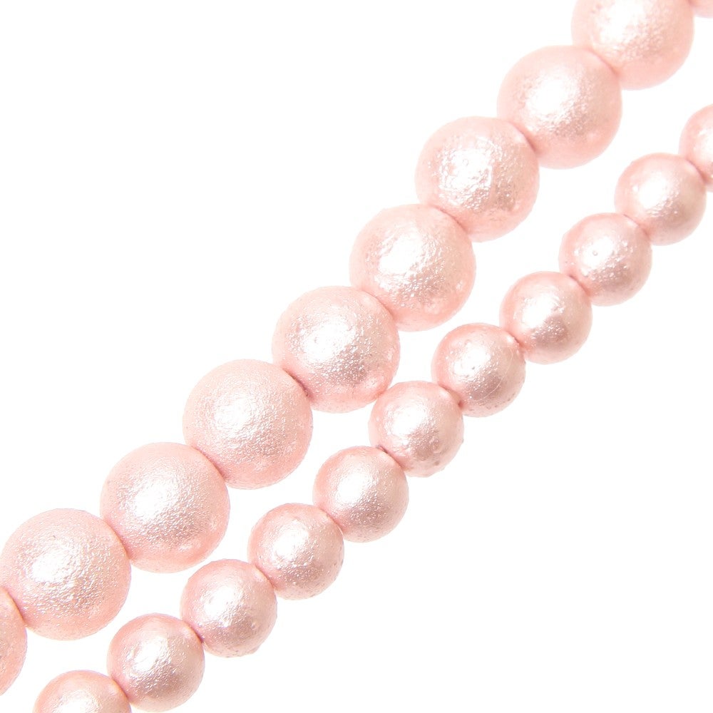 [レンタル] f-mode 2連パールネックレス ピンク