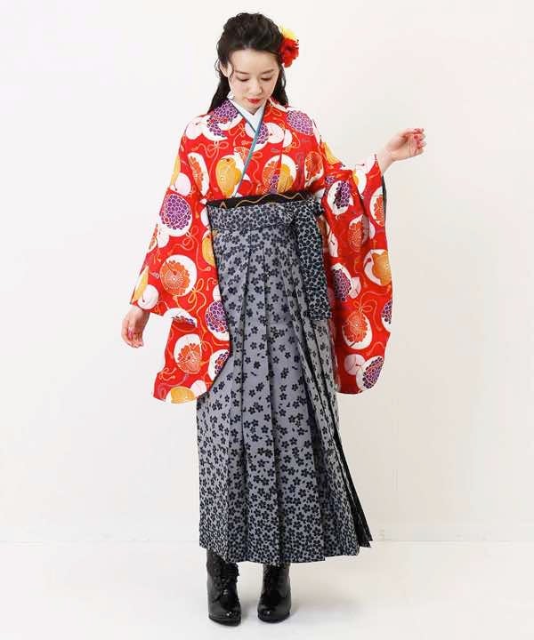 [レンタル] 【対応身長 157cm～165cm】卒業式 袴 レンタル フルセット 女性 袴セット-1042の宅配レンタル - 7