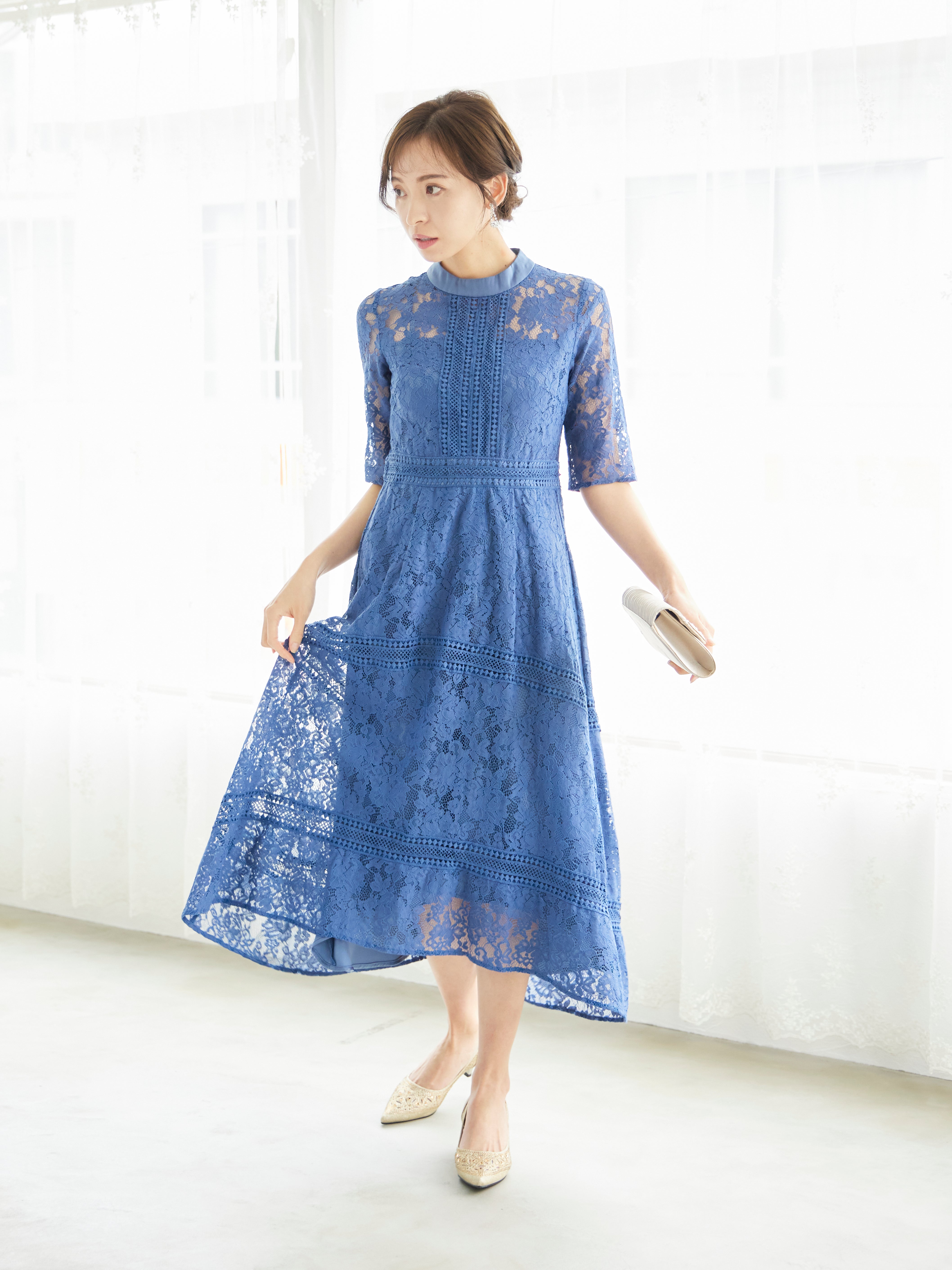 レンタル] BELINDA DE CAPRIS ケミカルレース フィッシュテール