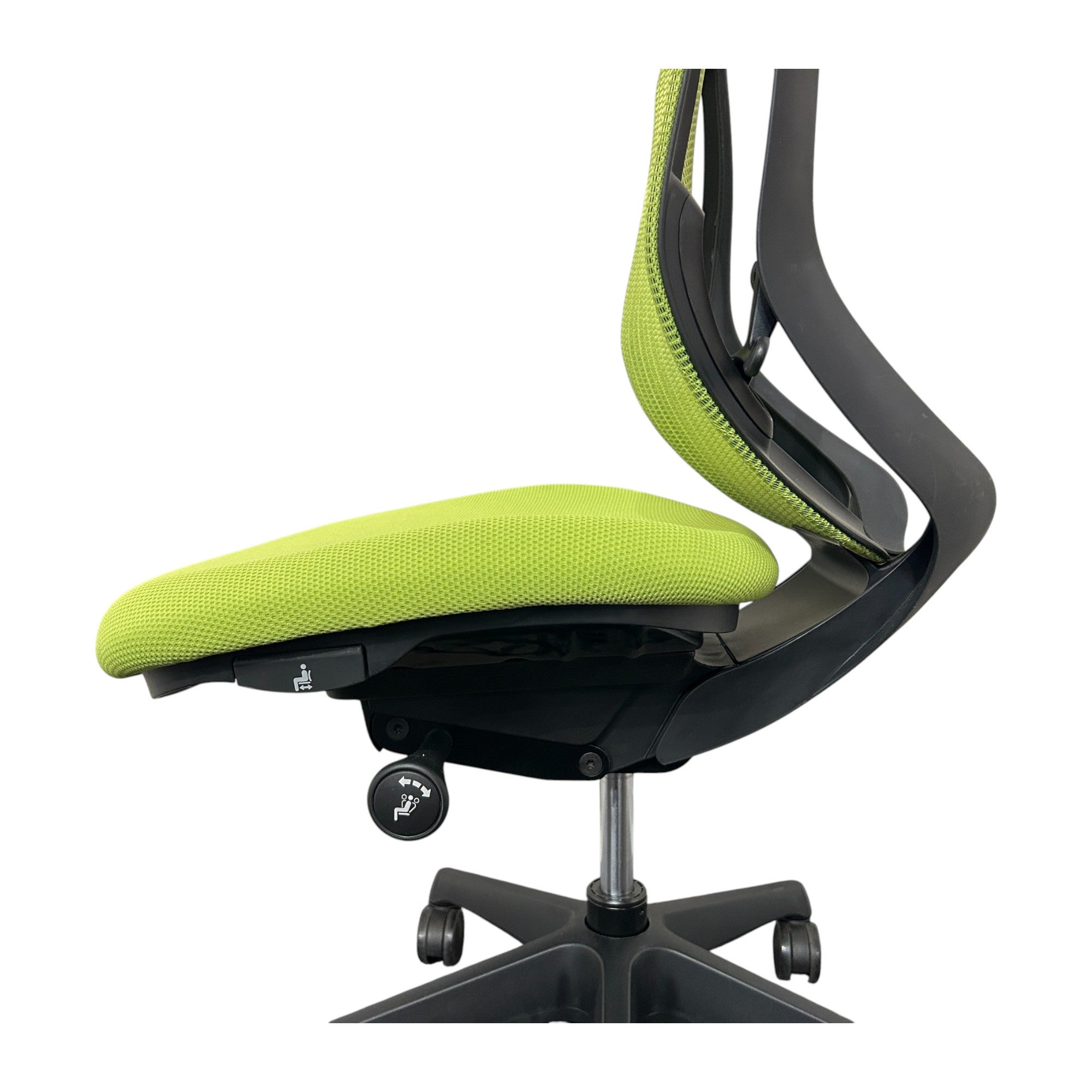 [レンタル] オカムラ オフィスチェア シルフィー ローバック ライムグリーン ブラック C631XR-FMP5 - 9