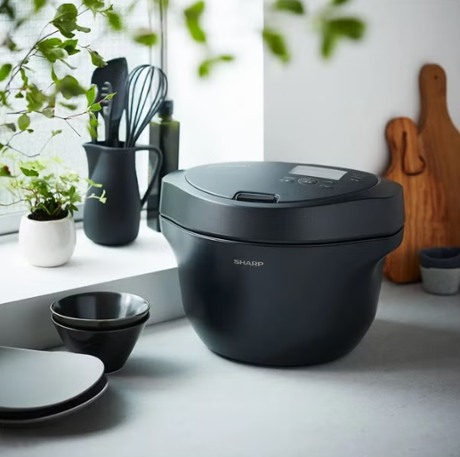 [レンタル] 【長期利用向け】[新品]シャープ ヘルシオ ホットクック KN-HW16H 2〜4人用 1.6L容量 ブラック