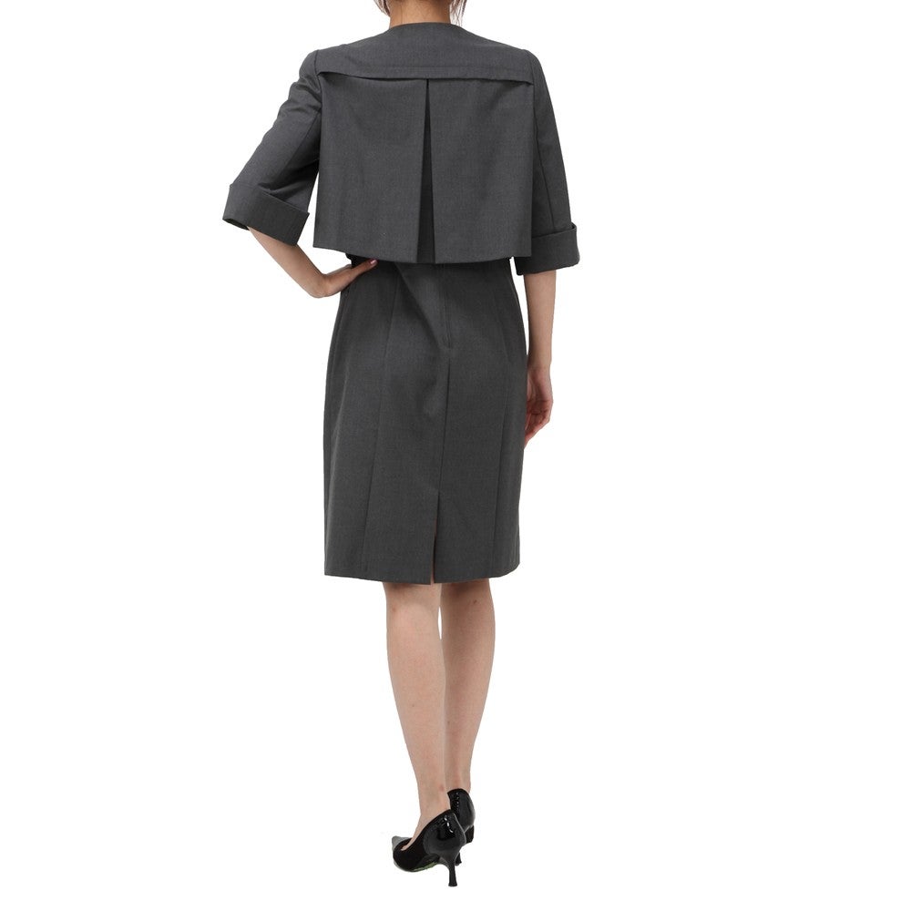 [レンタル] フォクシー セレモニースーツ2点セット(ジャケット+ワンピース) グレーの宅配レンタル - 2