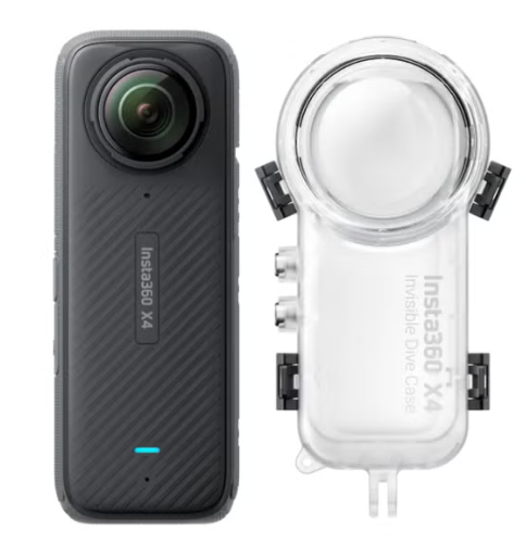 [レンタル] 海外旅行向け コンパクトデジタルカメラ＆360度カメラカメラセット (Canon PowerShot SX740 HS ＆ Insta360 X4 360度カメラ 見えない潜水ケースセット) - 4