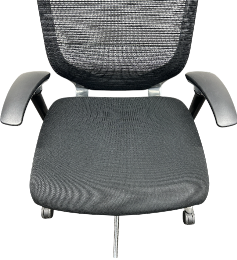 [レンタル] オカムラ バロン エクストラハイバック 可動肘 ブラック ポリッシュ CP81BR-FDF1 オフィスチェア - 6