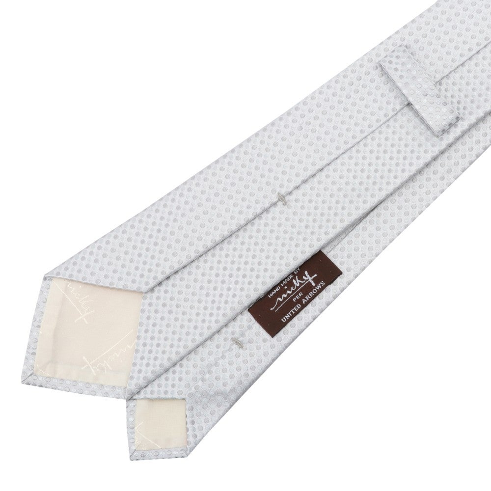 [レンタル] ニッキー メンズネクタイ ホワイト ピンドットの宅配レンタル - 2