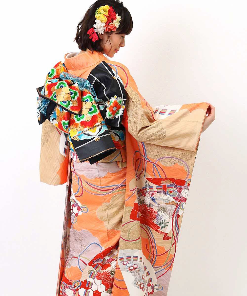 [レンタル] 【対応身長160-175cm】レンタル振袖フルセット-854の宅配レンタル - 2