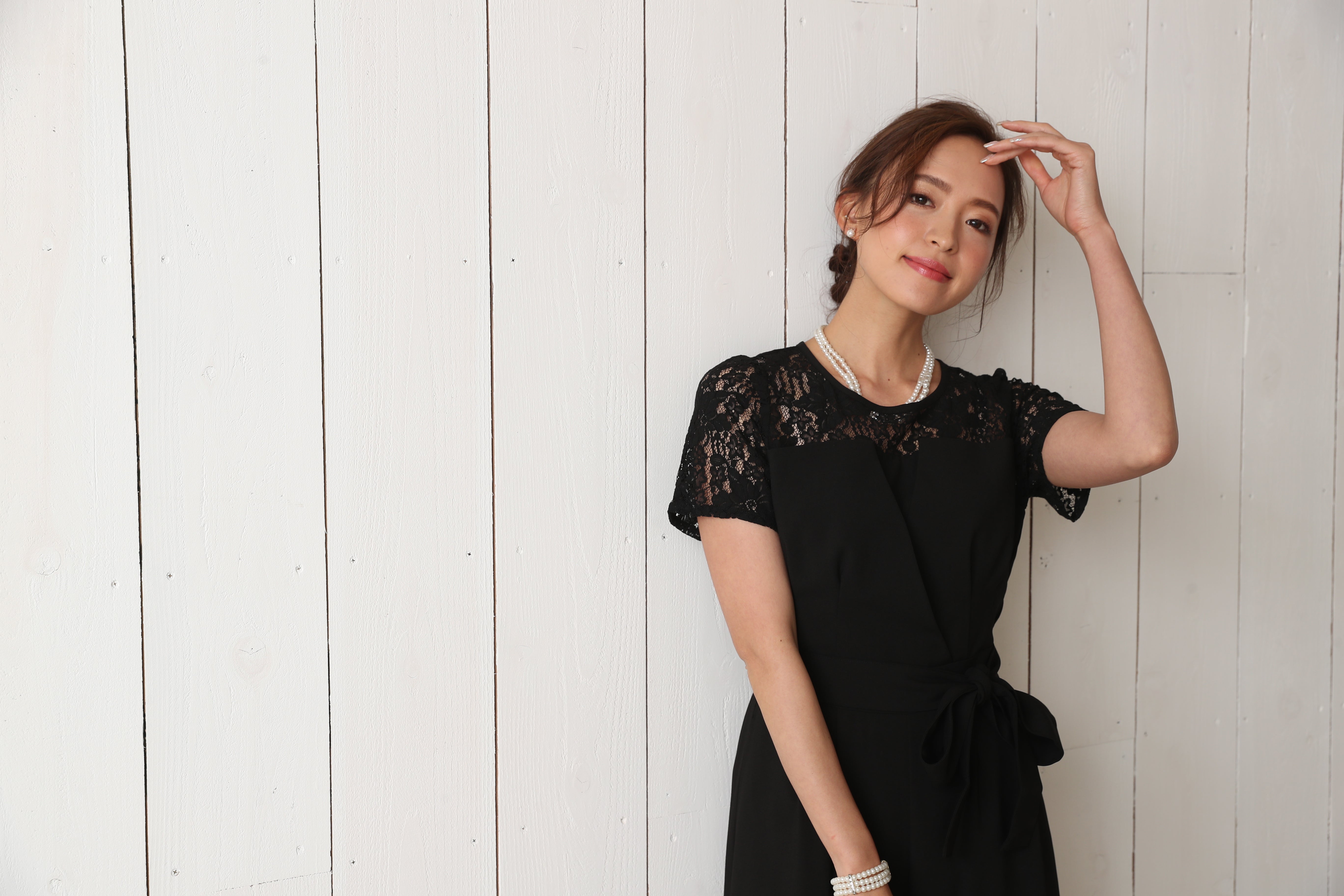 [レンタル] BELINDA DE CAPRIS 袖付きタックテーパード オールインワン パンツドレス ブラックの宅配レンタル - 35