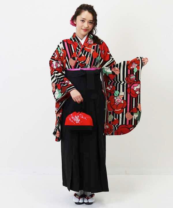 [レンタル] 【対応身長157cm～165cm】卒業式 袴 レンタル フルセット 女性 袴セット-1239の宅配レンタル - 2
