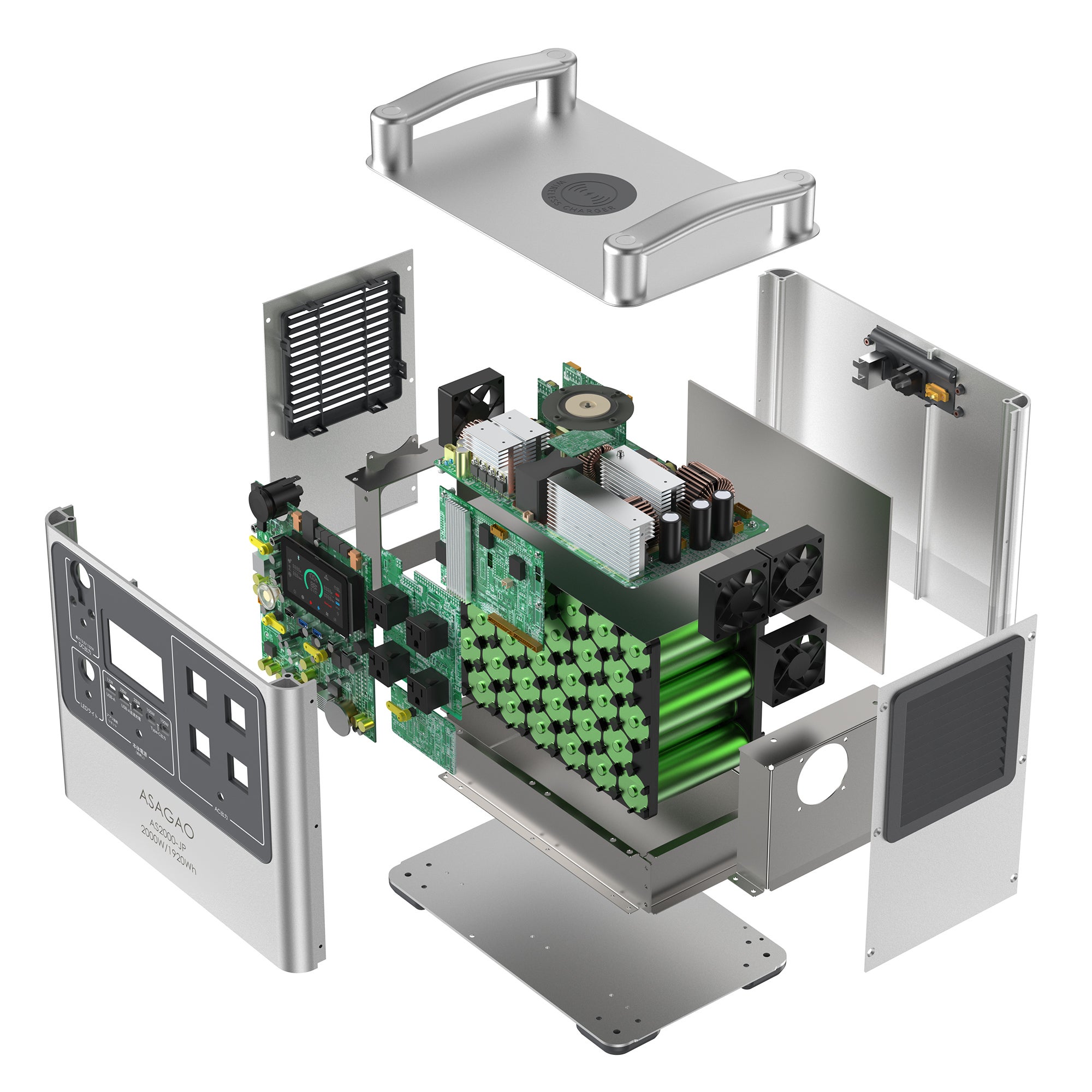 [レンタル] ASAGAO AS2000-JP ポータブル電源 (1920Wh) - 9