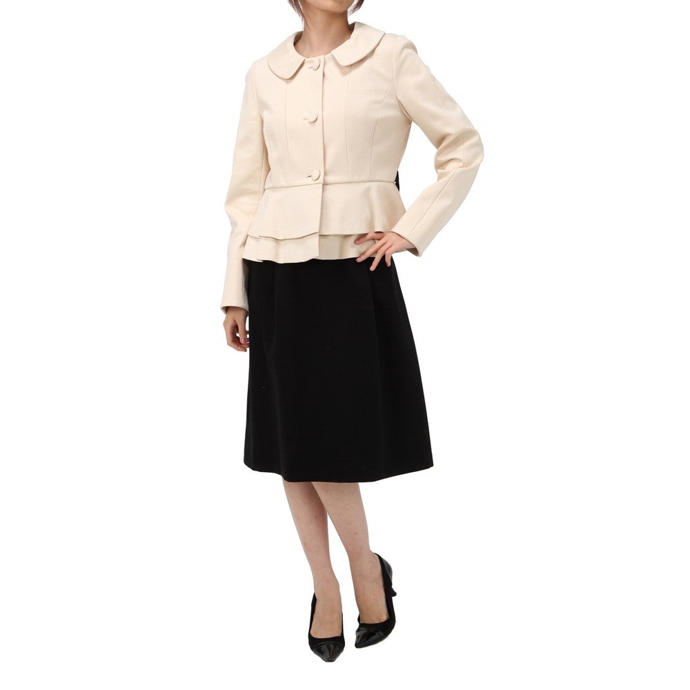 [レンタル] トゥービーシック セレモニースーツ2点セット(ジャケット+ワンピース) ホワイト / ベージュの宅配レンタル - 6