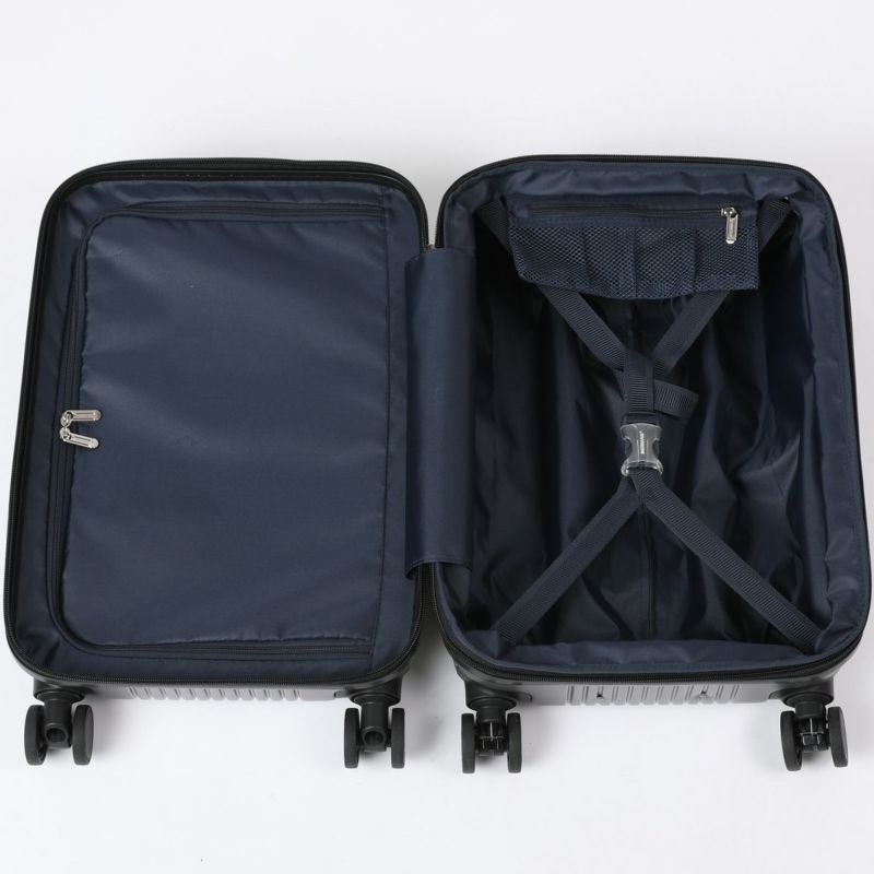 [レンタル] [1-3泊向けサイズ]BERMAS EURO CITY2 No.60295 フロントオープンファスナー38L 48cm ハードスーツケース ジェットブラックの宅配レンタル - 25