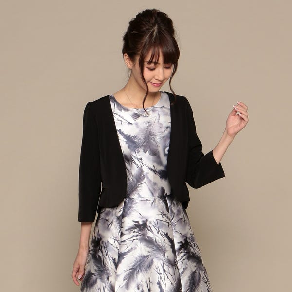 [レンタル] レディース ノーカラー 裾フリル ボレロジャケットの宅配レンタル - 10