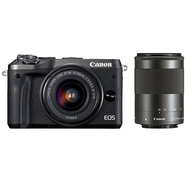 CANON EOS M6 ダブルズームキット(ブラック) ミラーレス一眼