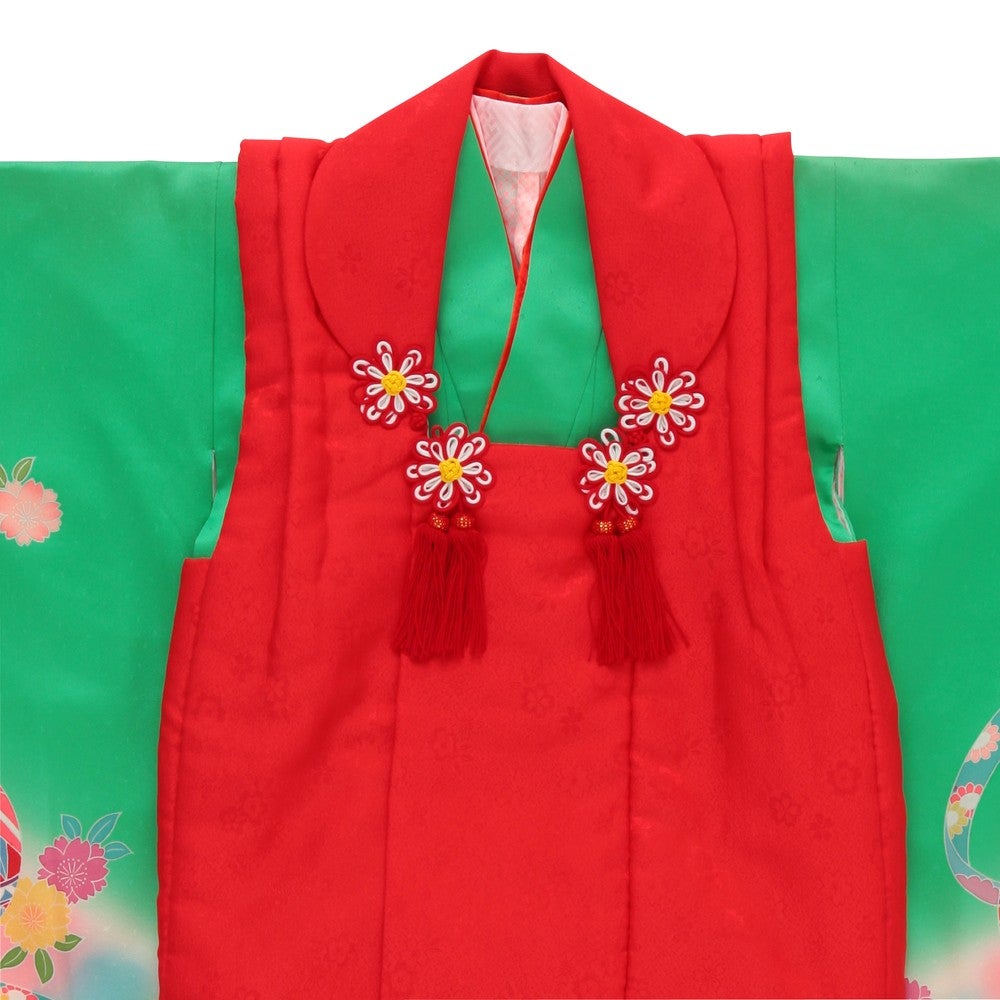 七五三/節句 被布セット 3歳女の子 被布セット 鞠 華美