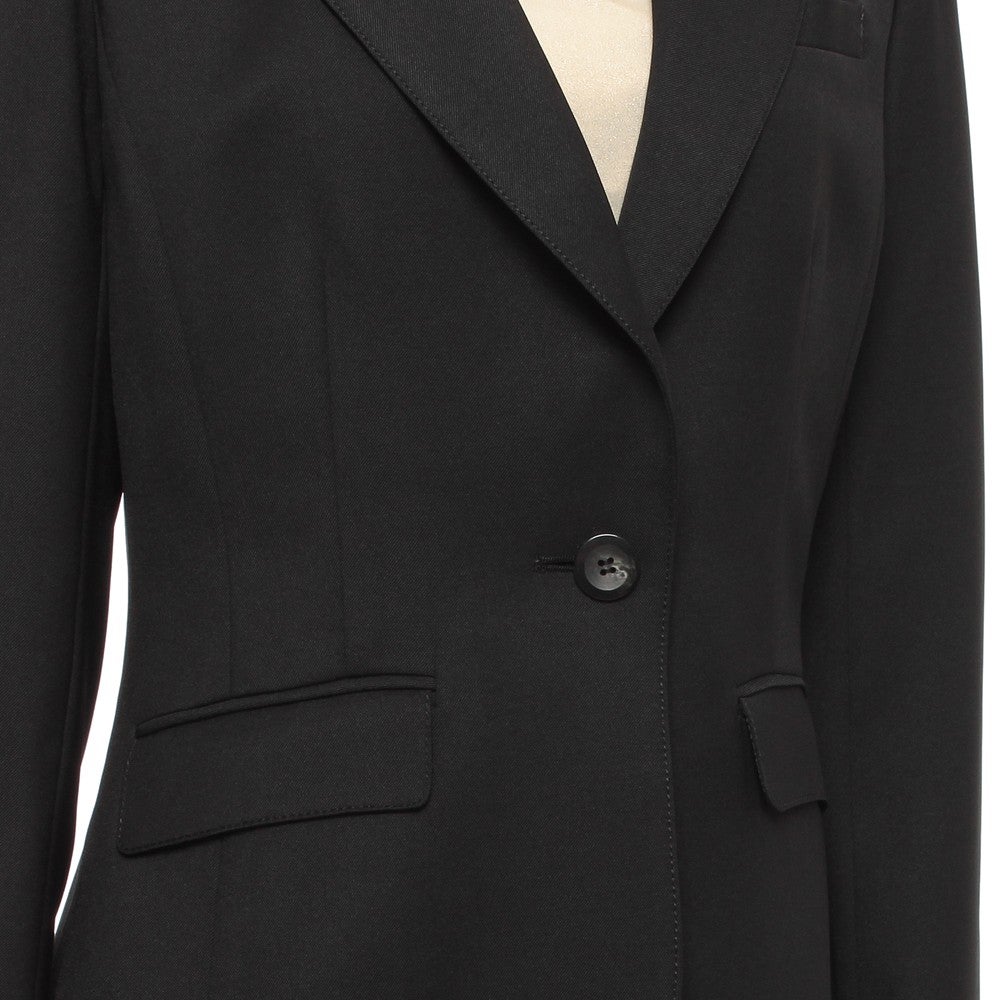 [レンタル] レディース フォーマルスーツ2点セット(ジャケット+タイトスカート) ブラックの宅配レンタル - 6