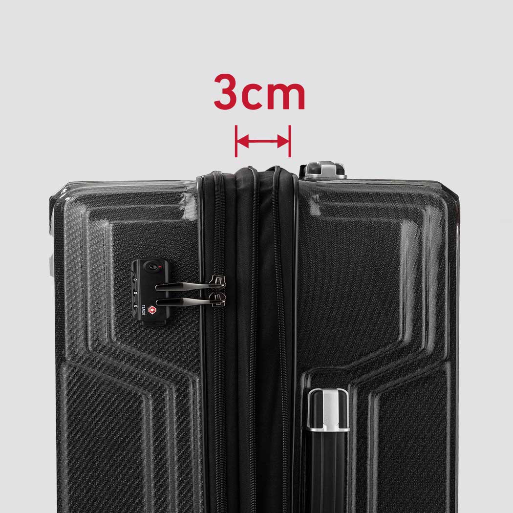 [レンタル] [1-3泊向けサイズ]LEGEND WALKER GRAND 5604 ブレイド・ウルトラライト 35L ハードスーツケースの宅配レンタル - 7