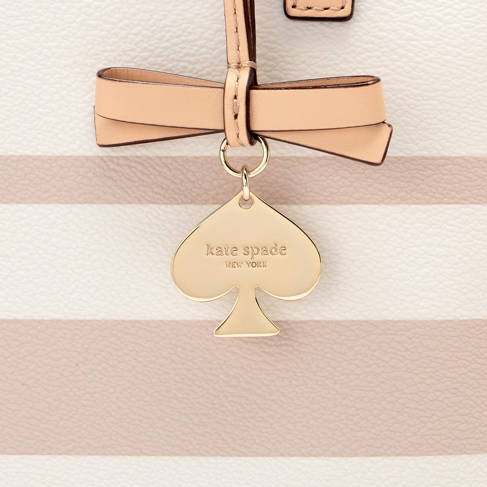 [レンタル] レディース ケイトスペード HAWTHORNE LANE SMALL RYAN ストライプ トートバッグ - 4