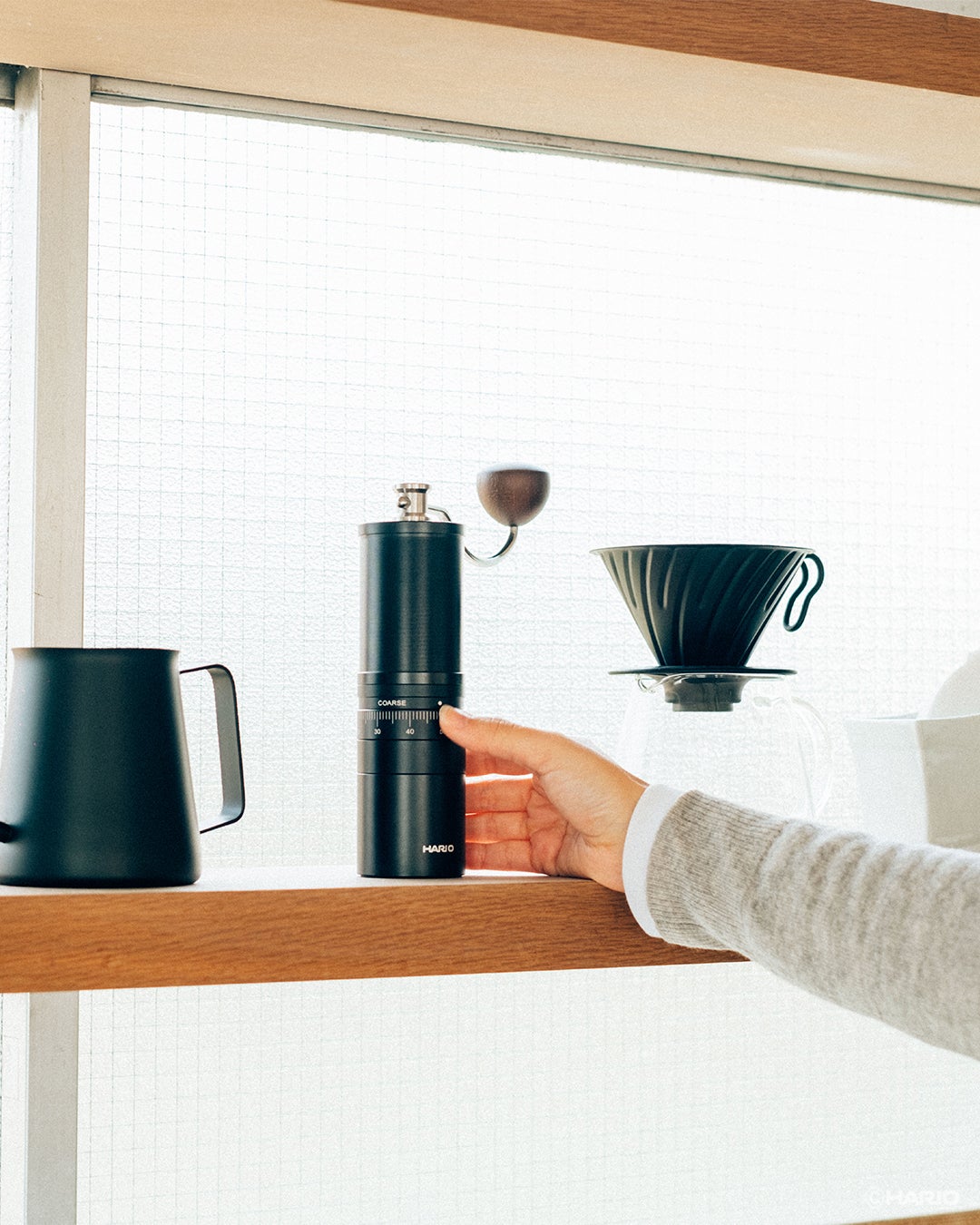 [レンタル] ハリオ PRO CGP-2-B コーヒーグラインダー コーヒーミル - 9