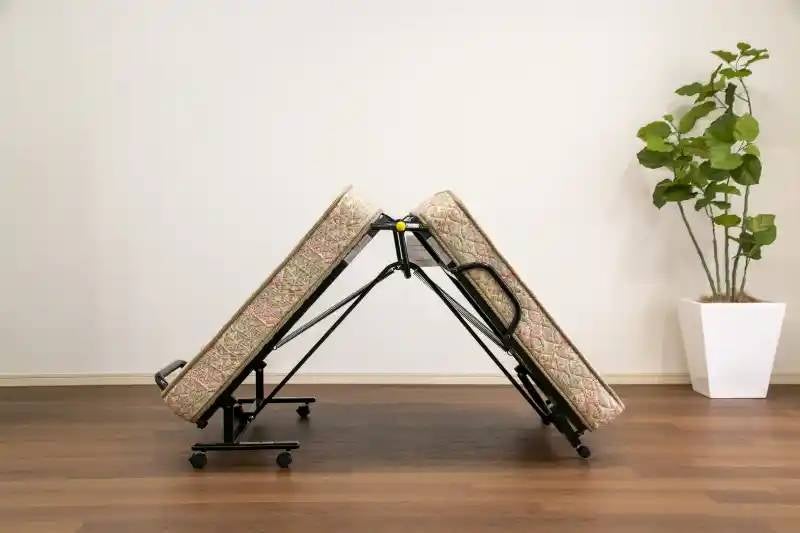 [レンタル] 【送料別】フランスベッド 折りたたみ(山折)ベッド パンテオンN(スプリングマットレス付き) - 6