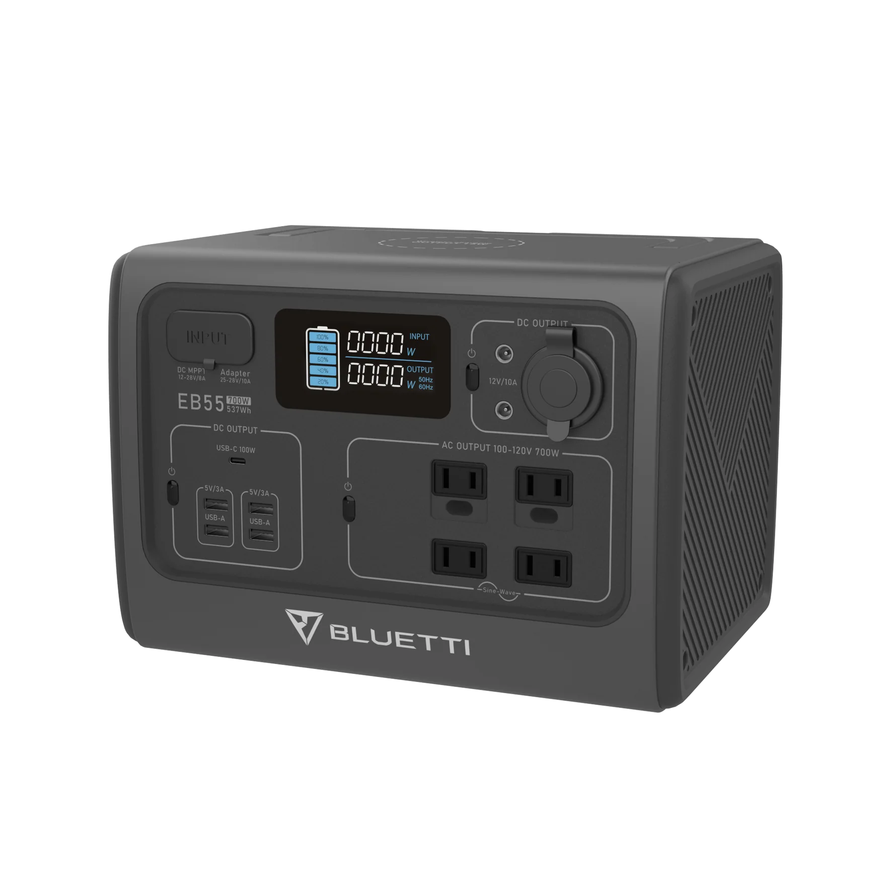 レンタル] BLUETTI(ブルーティ) ポータブル電源 EB55 (537Wh) - Rentio