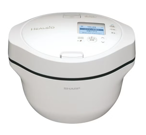 [レンタル] 【長期利用向け】[新品]シャープ ヘルシオ ホットクック KN-HW16H 2〜4人用 1.6L容量 ホワイト