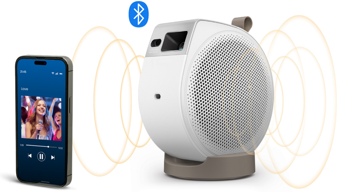 BenQ 天井シアタープロジェクター GV32 Bluetoothスピーカーモード - 6