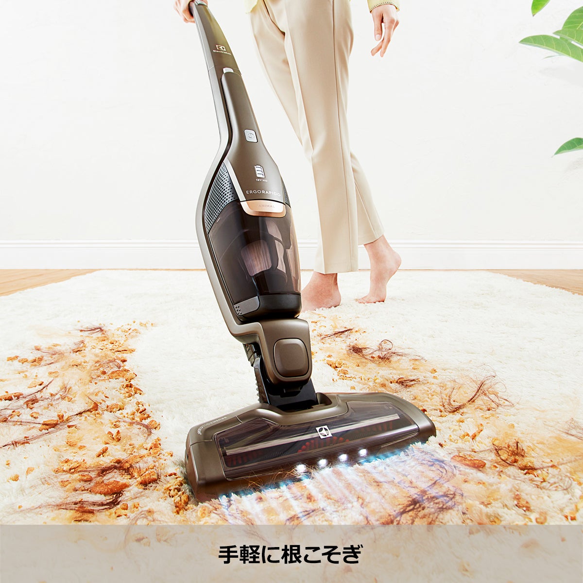 [レンタル] Electrolux(エレクトロラックス)エルゴラピード・リチウム プラチナ ZB3323PL コードレススティッククリーナー - 3