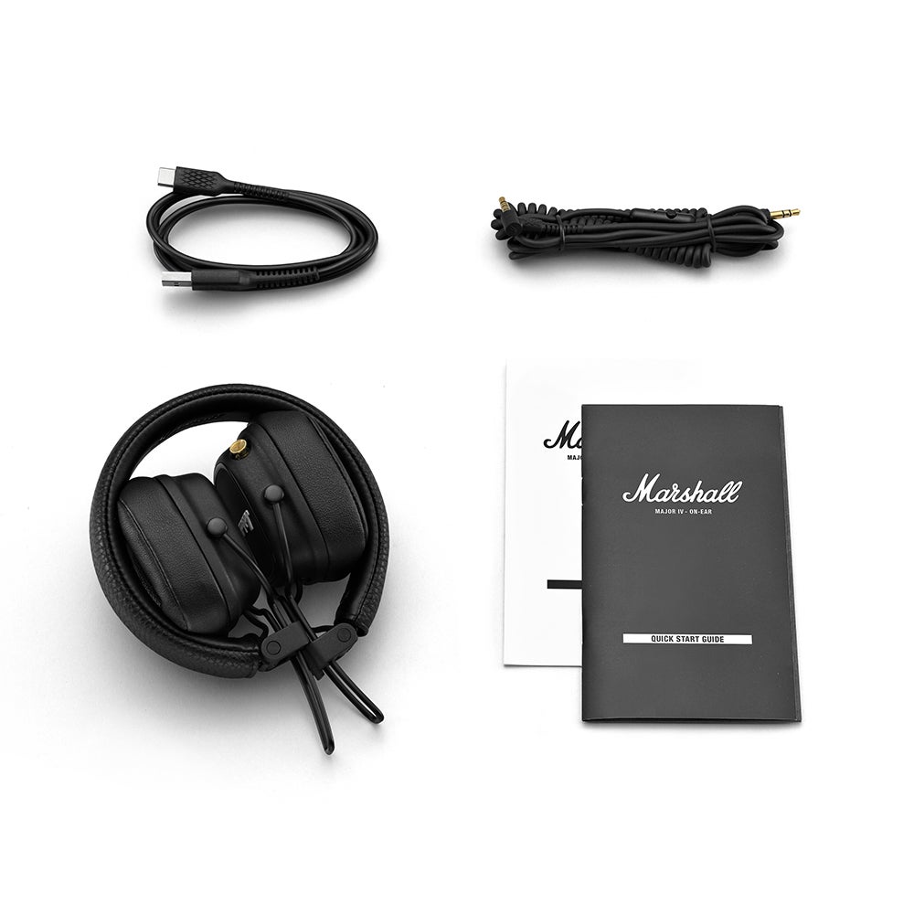 Marshall MAJOR IV ワイヤレス ヘッドホン ブラウン Amazon.com: Marshall Major IV On-Ear Bluetooth Headphones