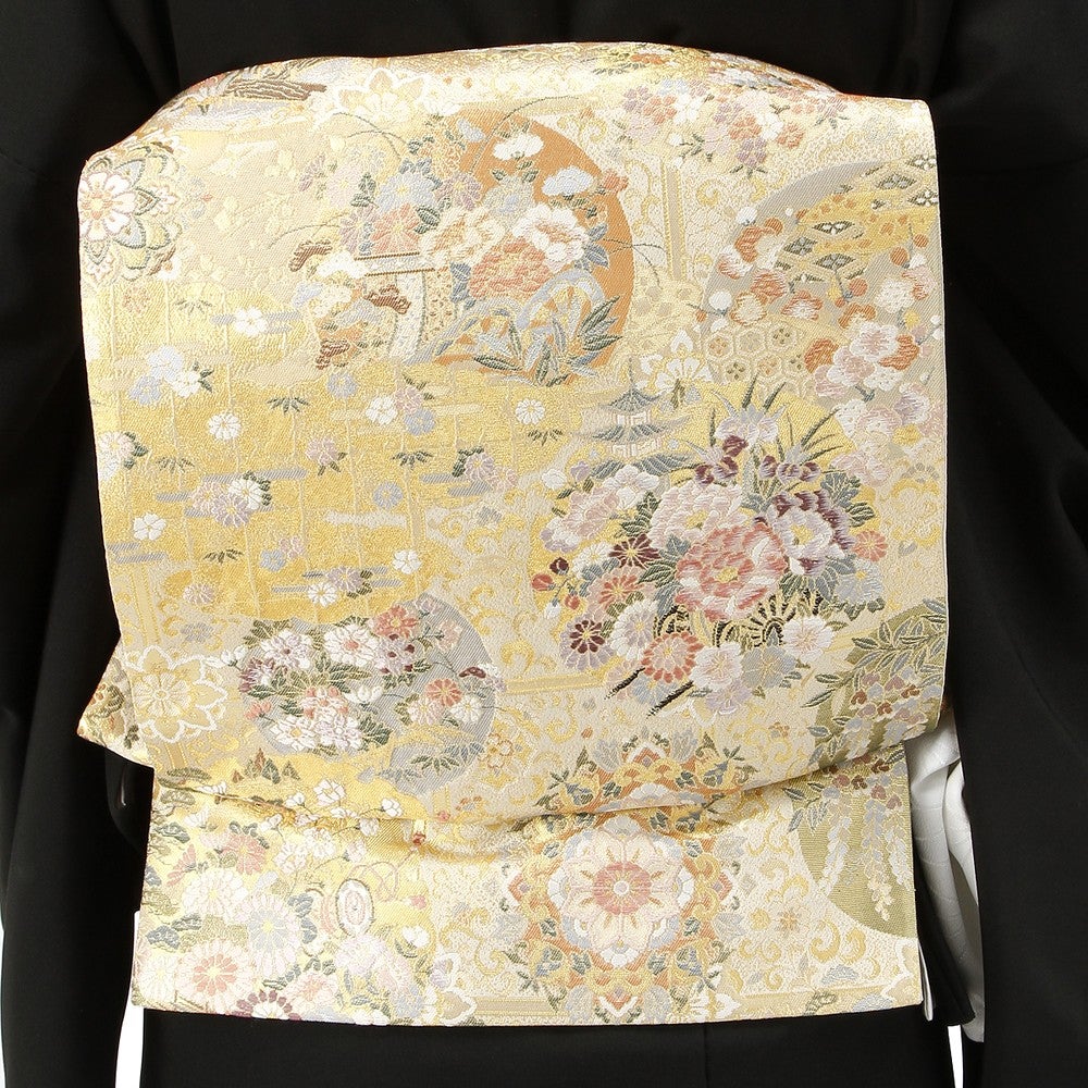 [レンタル] 留袖セット 花リボン柄 (長襦袢、帯、和装小物一式)の宅配レンタル - 4