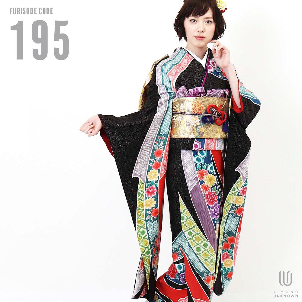 [レンタル] 【対応身長155-170cm】レンタル振袖フルセット-195