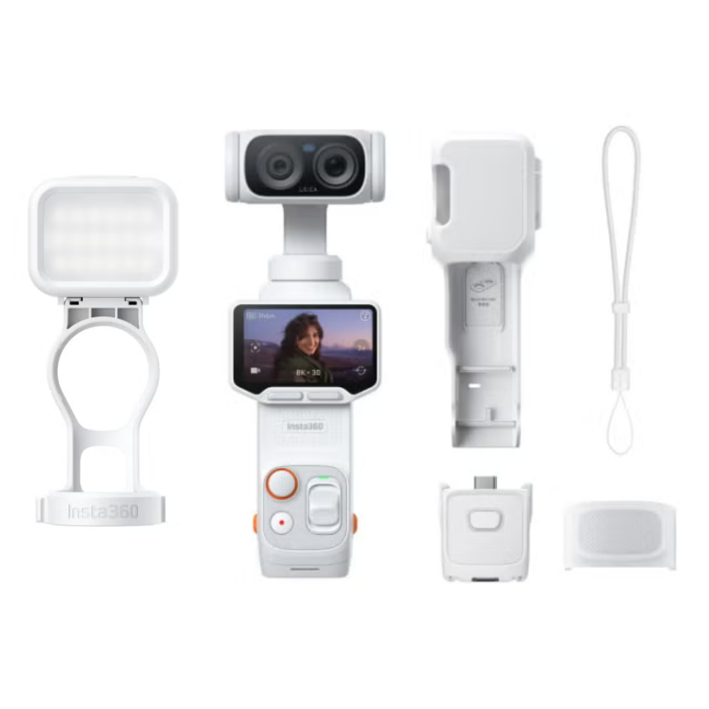 [レンタル] Insta360 Luna Ultra スタンダードバンドル ＆ミニフィルライトセット ホワイト