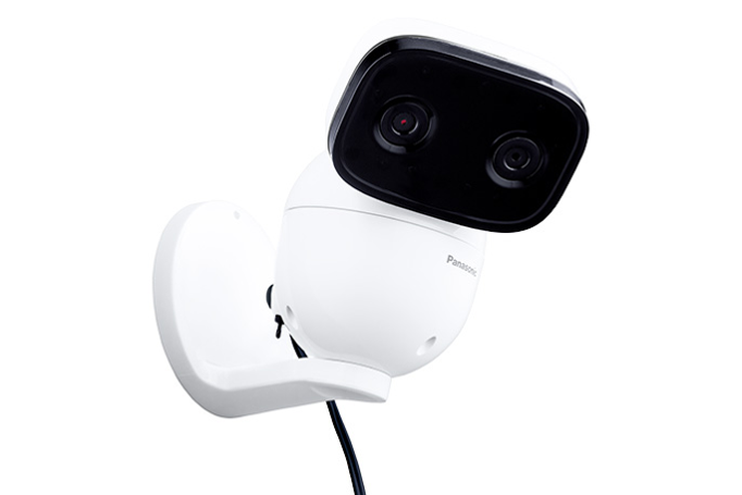 パナソニック ベビーモニター KX-HC750 カメラ本体 斜め上から ホワイト - 2