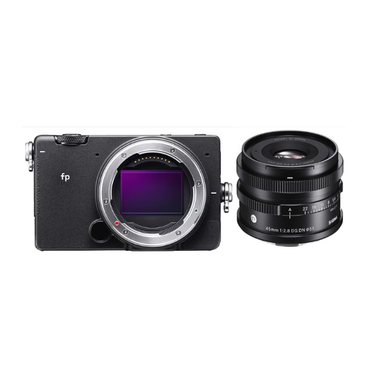 ポートレート撮影セット シグマ fp ミラーレス一眼 ＆ 45mm F2.8 DG DN Contemporary 単焦点レンズ (Lマウント) 360696