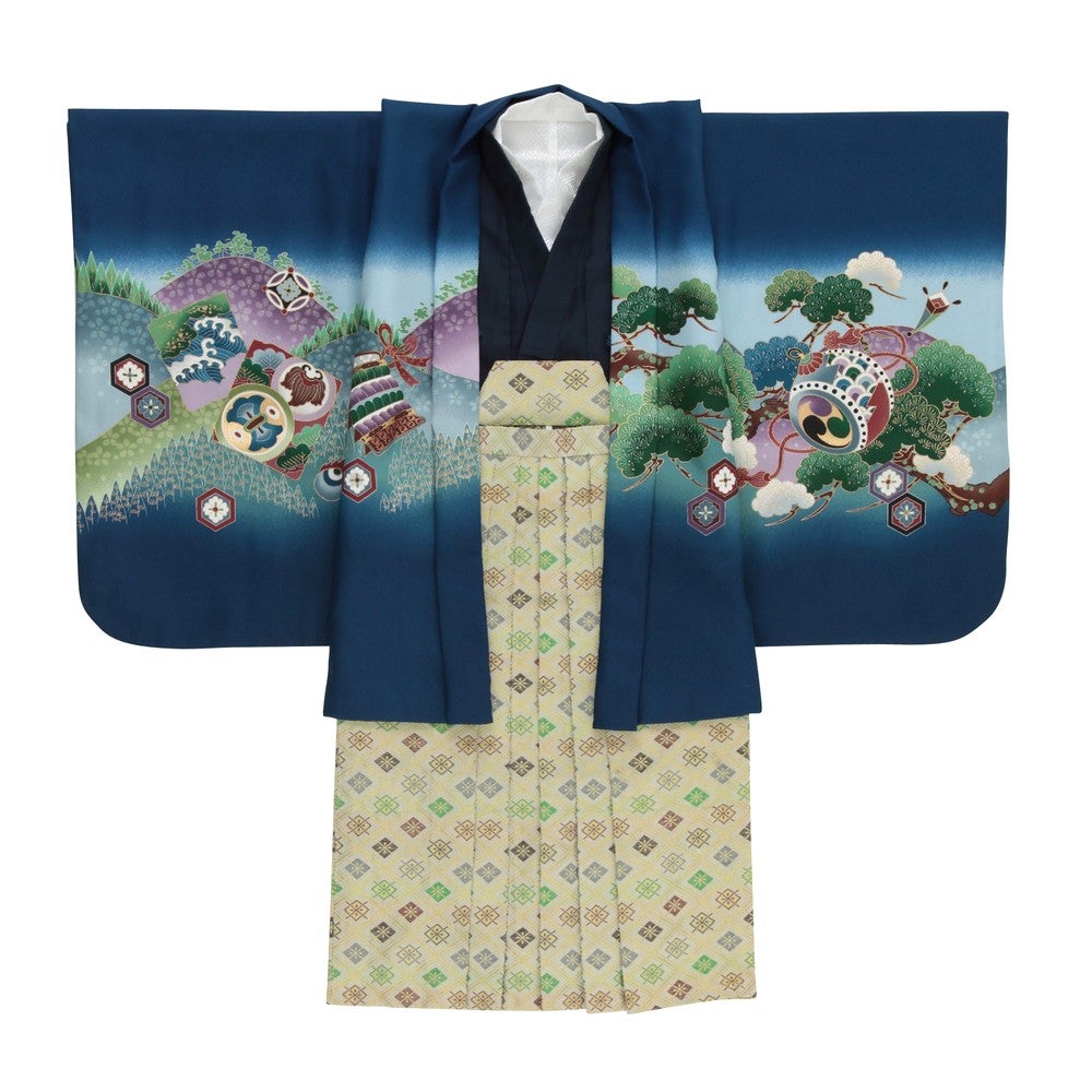 [レンタル] 七五三/節句 袴セット 5歳 男の子 鷹 小槌の宅配レンタル - 4