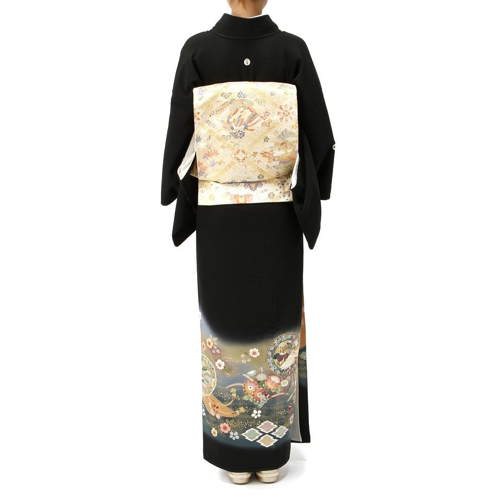 [レンタル] 留袖セット 鳥柄 (長襦袢、帯、和装小物一式)の宅配レンタル - 2