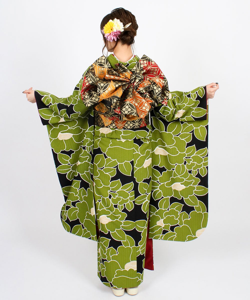 [レンタル] 【対応身長155-170cm】レンタル振袖フルセット-942の宅配レンタル - 6
