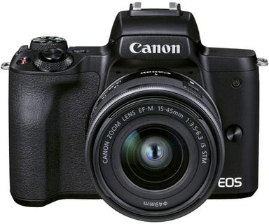CANON EOS Kiss M2 EF-M15-45 IS STM レンズキット ミラーレス一眼 ブラック