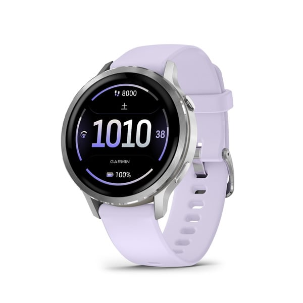 [レンタル] ガーミン(GARMIN) Venu 4 スマートウォッチ 41mm Silver / Periwinkle