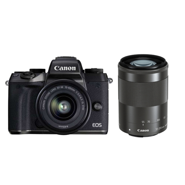 スマホ/家電/カメラ【極美品】Canon EOS M5 ズームレンズキット